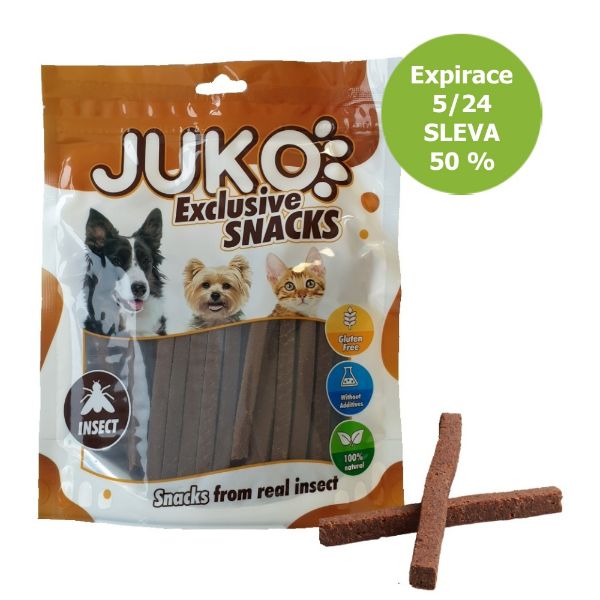 Obrázek Hmyzí hranolky JUKO Exclusive Snacks 250 g - Expirace 5/24 - SLEVA 50 %