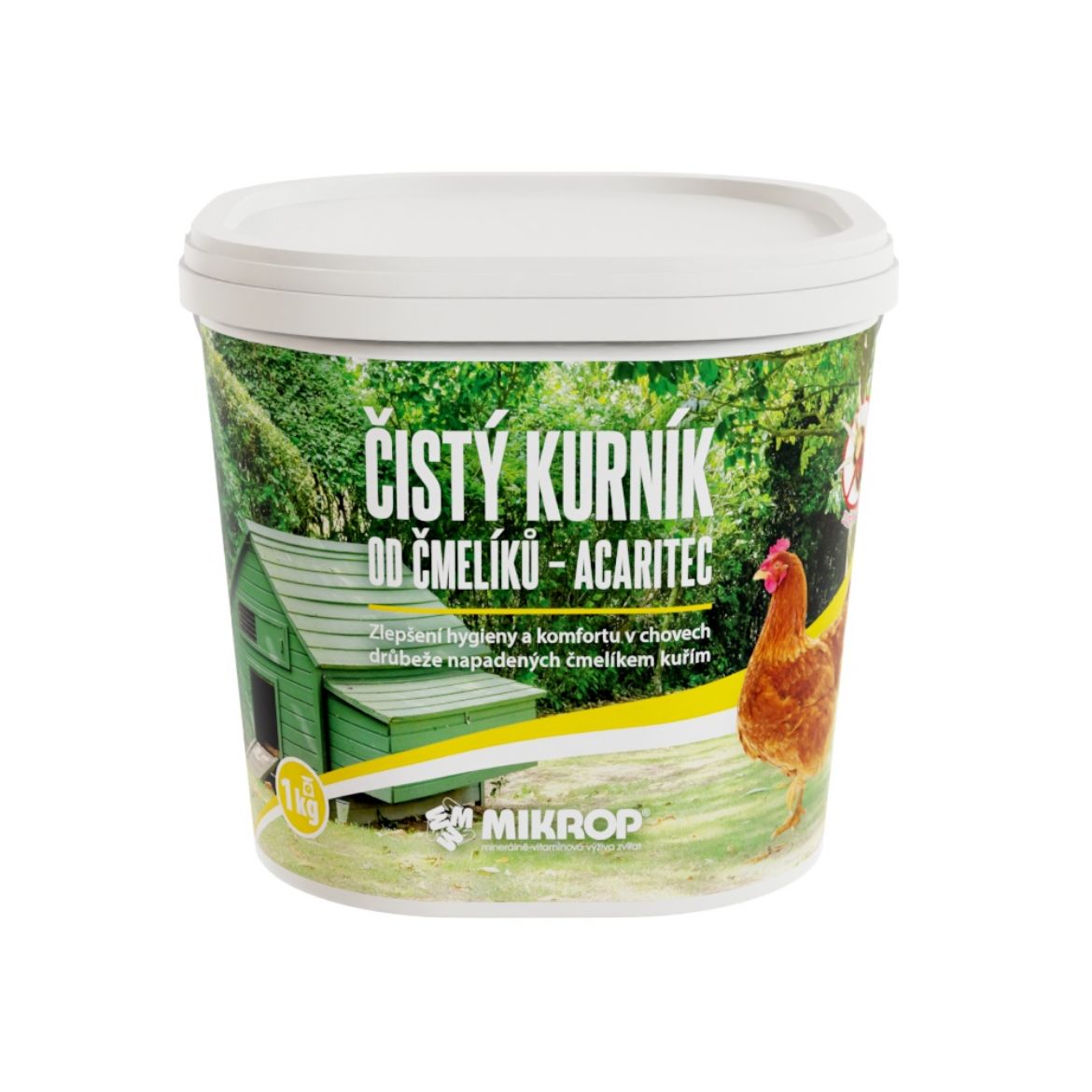 Obrázek z Čistý kurník od čmelíků Acaritec Mikrop 1 kg 