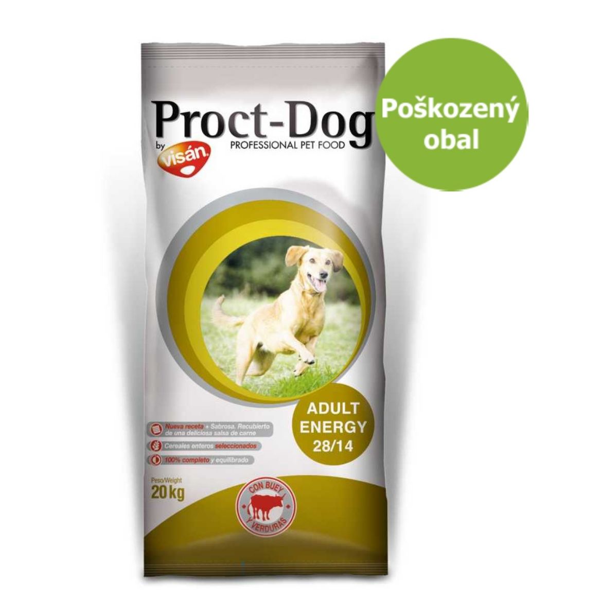 Obrázek z Proct-Dog Adult Energy 20 kg - Poškozený obal - SLEVA 15 % 