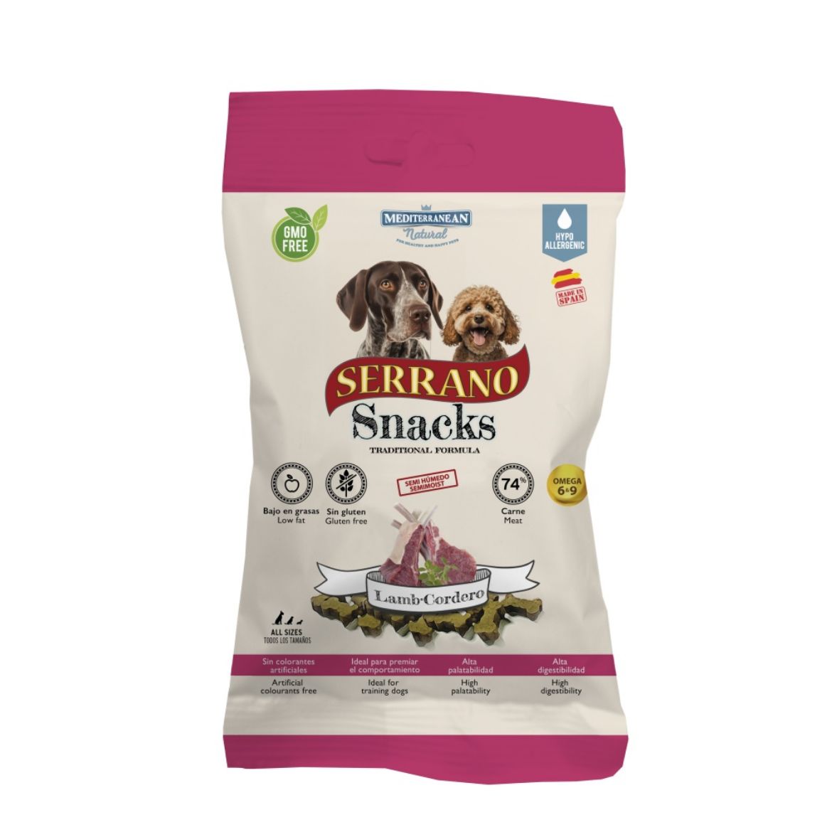 Obrázek z Serrano Snack Dog Lamb 100 g 