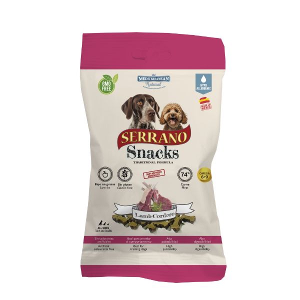 Obrázek Serrano Snack Dog Lamb 100 g