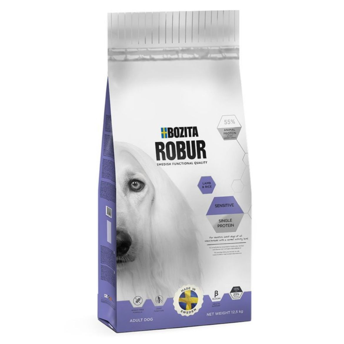 Obrázek z Bozita Robur Dog Sensitive Single Protein Lamb 12,5 kg 