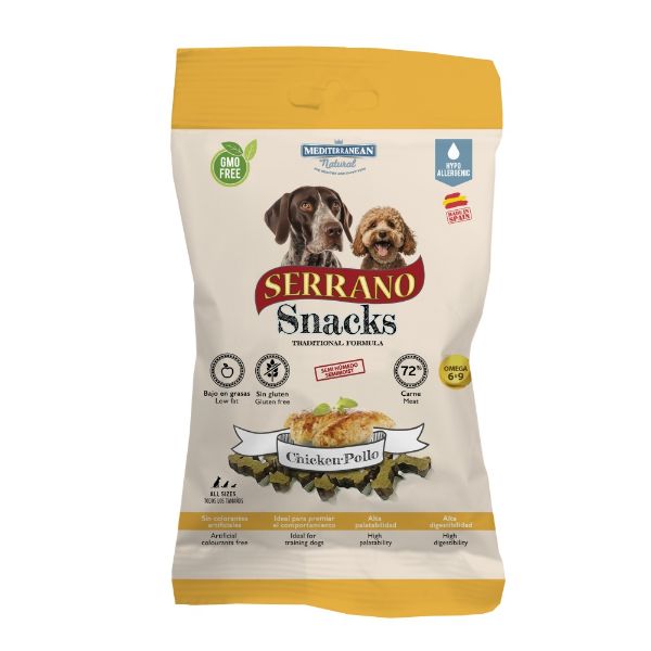 Obrázek Serrano Snack Dog Chicken 100 g