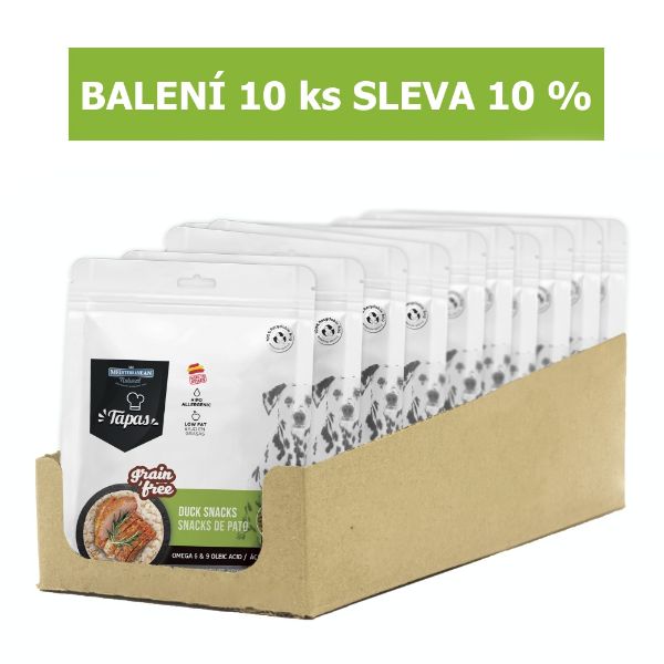 Obrázek Tapas Snack Dog Duck GF 150 g (10 ks) SLEVA 10 %