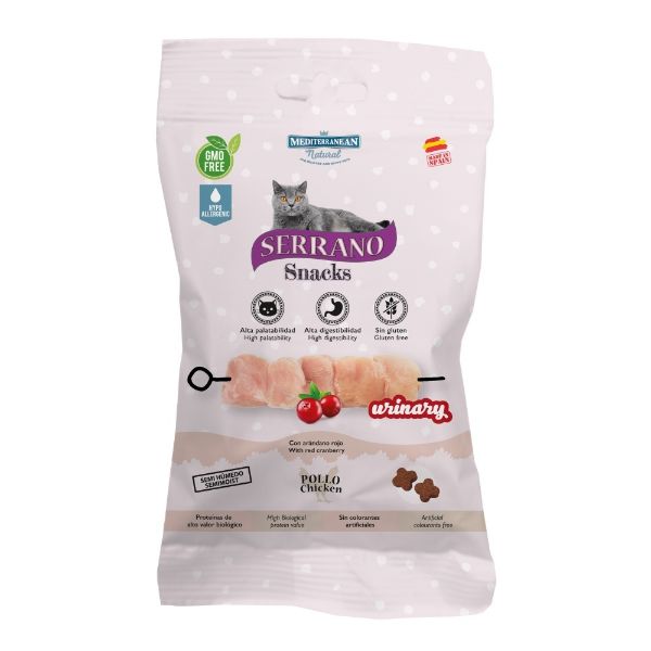Obrázek Serrano Snack Cat Urinary Chicken 50 g