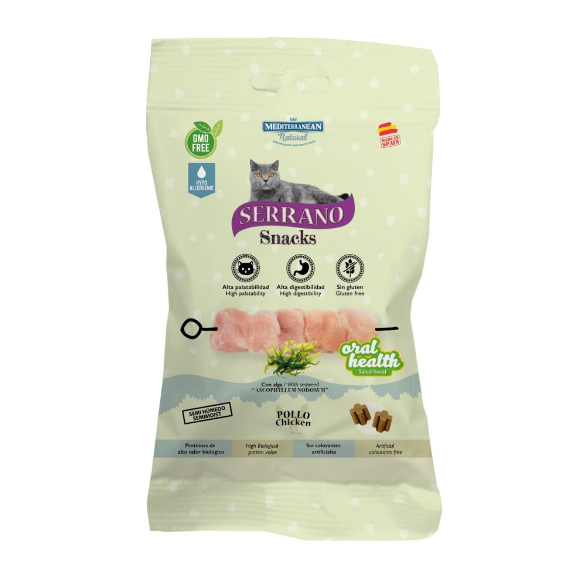 Obrázek z Serrano Snack Cat Oral Care Chicken 50 g 