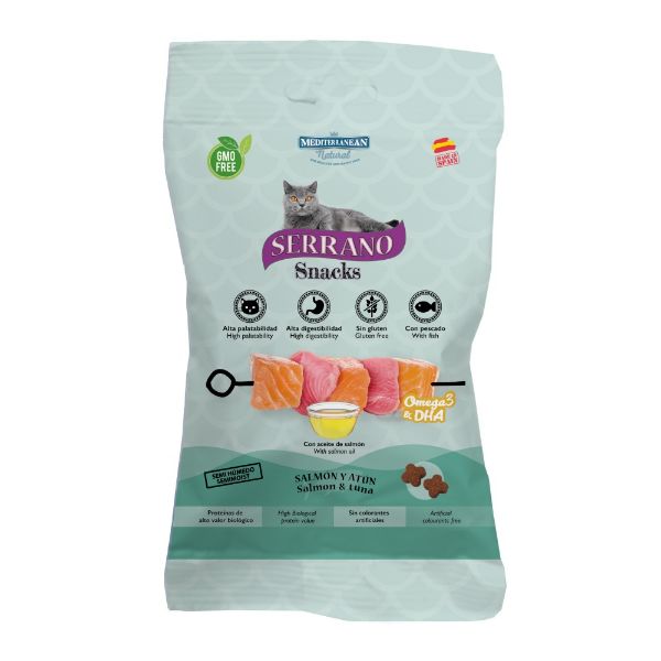 Obrázek Serrano Snack Cat Omega 3 DHA Salmon 50 g