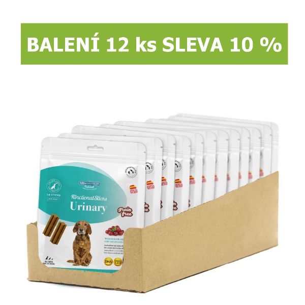 Obrázek Funkční tyčinky zdravé močové cesty Urinary 110 g (12 ks) SLEVA 10 %