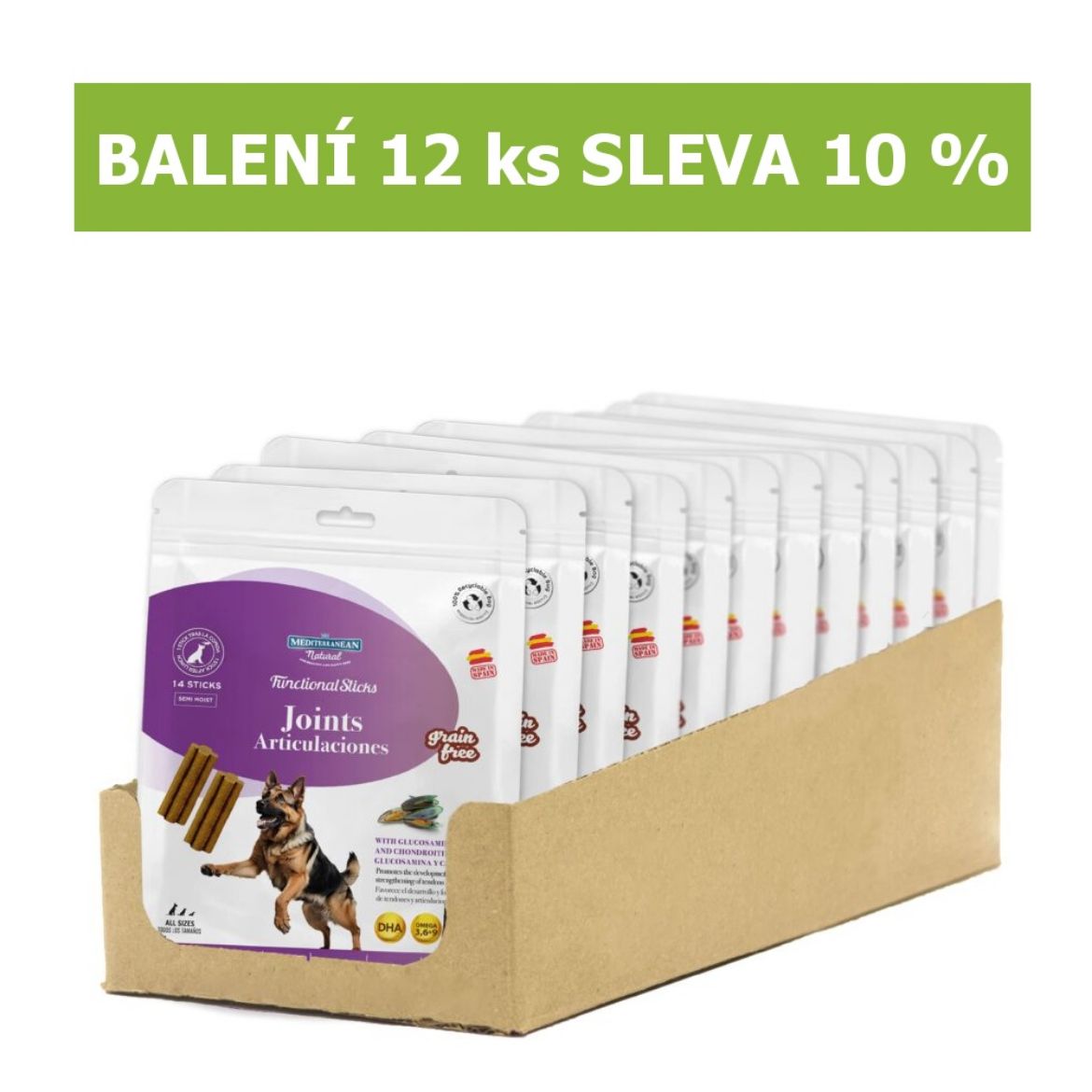Obrázek z Funkční tyčinky na klouby Joints 110 g (12 ks) SLEVA 10 % 