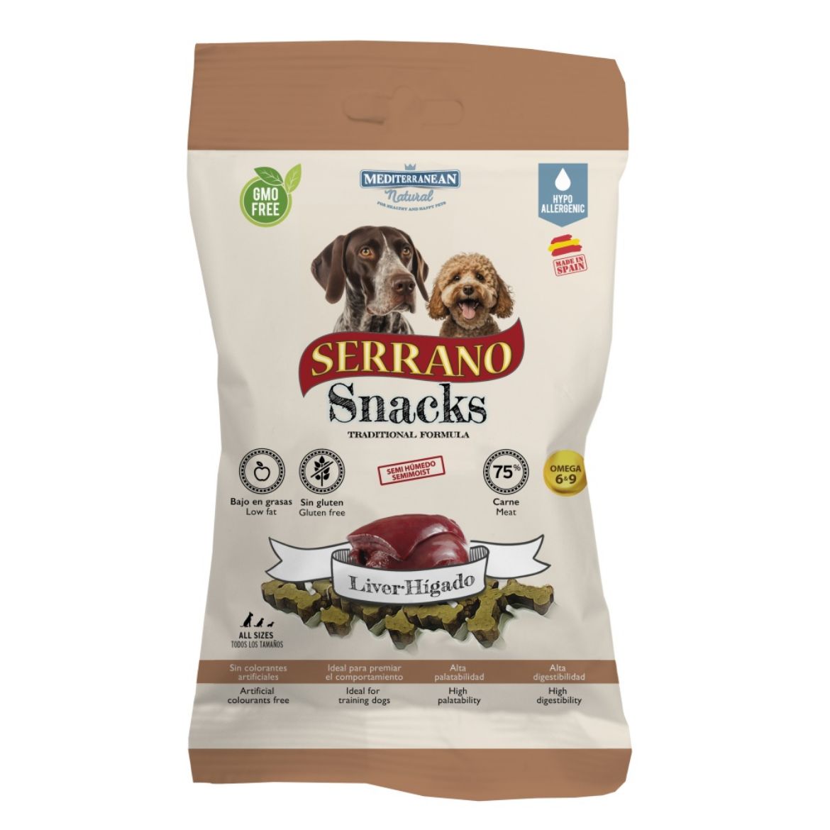 Obrázek z Serrano Snack Dog Liver 100 g 