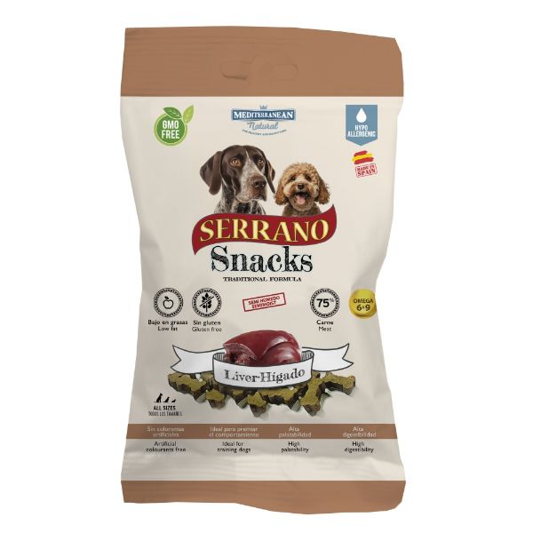 Obrázek Serrano Snack Dog Liver 100 g