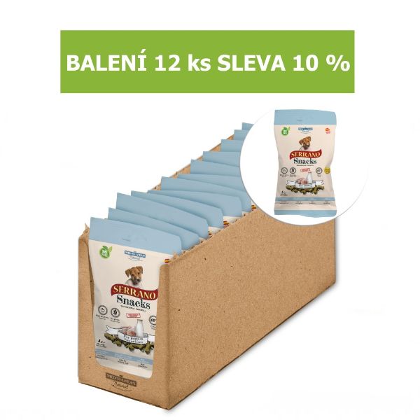 Obrázek Serrano Snack Puppies 100g (12 ks) SLEVA 10 %