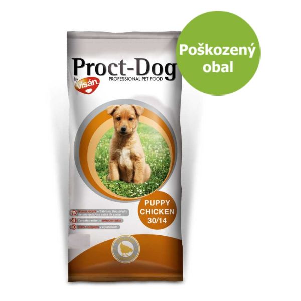 Proct dog puppy, štěně všech plemen, s kuřecím masem