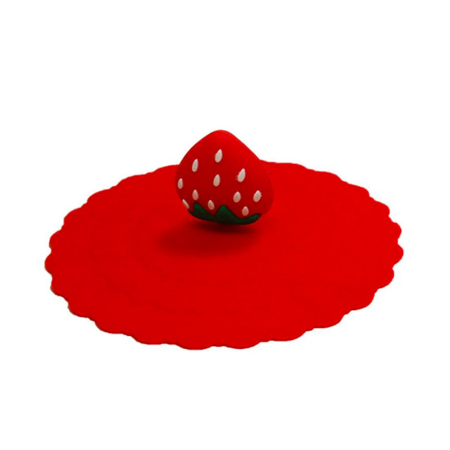 silikonová krytka na konzervy pro udržení čerstvé potravy s vakuovýn přilnutím k okraji