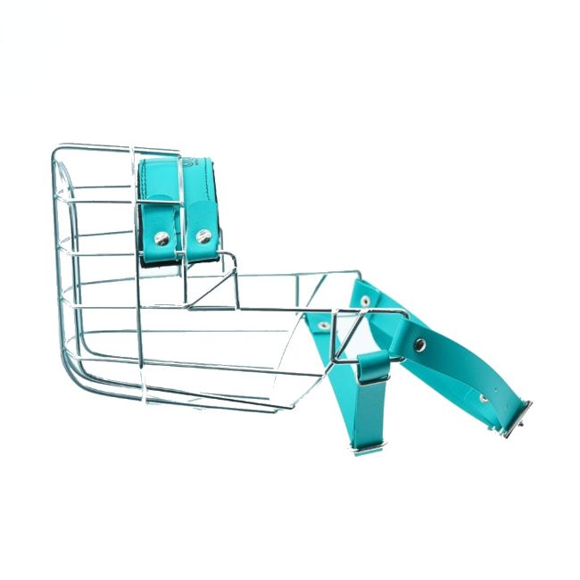 Náhubek zinek/Biothane pitbulteriér, stagford pes s páskem pod krkem proti sundání náhubku z hlavy