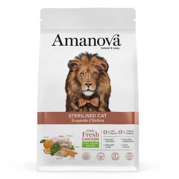 Obrázek Amanova Cat Sterilised Chicken & Quinoa LG 6 kg