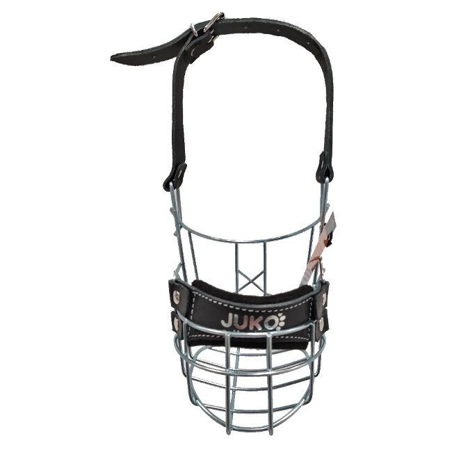 Náhubek zinek/kůže pitbul, labrador, čau čau, staford - fena