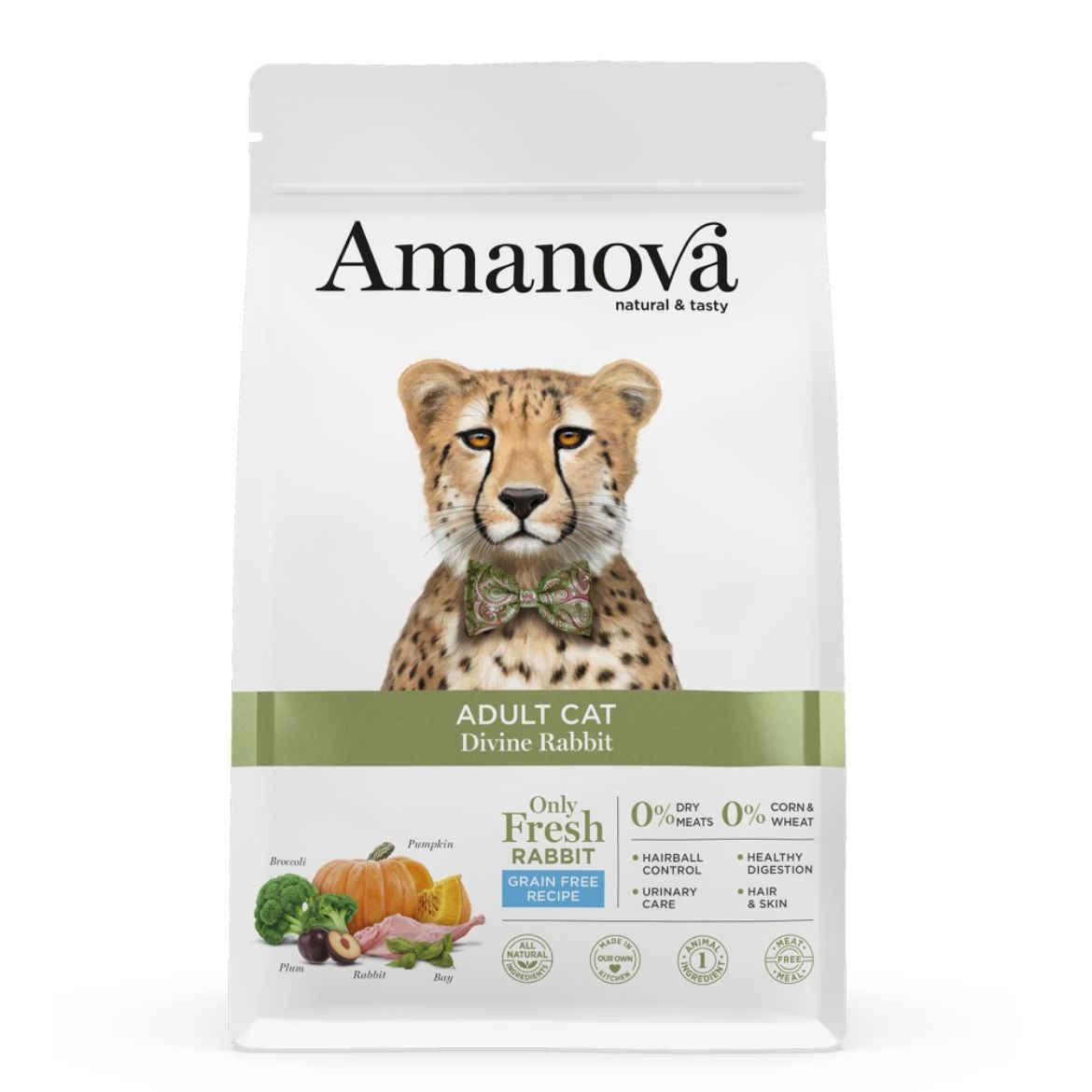 Obrázek z Amanova Cat Adult Rabbit & Pumpkin GF 6 kg 