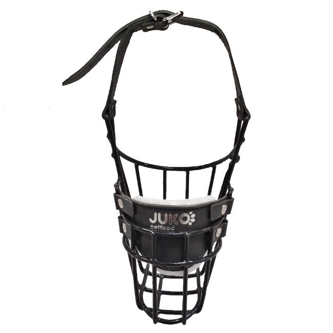 Náhubek černý/kov dalmatin, husky, ohař, labrador, retriever - pes