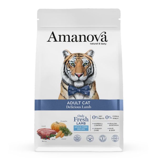 Obrázek Amanova Cat Adult Lamb & Pumpkin GF 1,5 kg