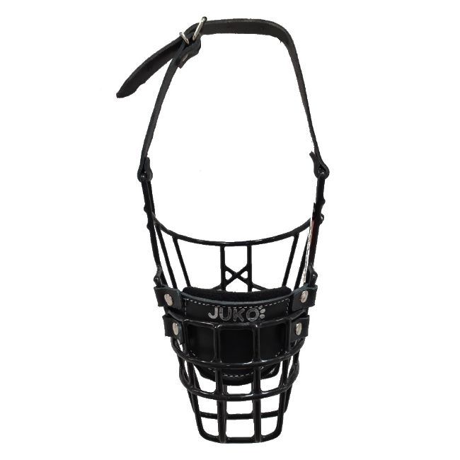 Náhubek černý/kov německý ovčák, malamut, čuvač - fena