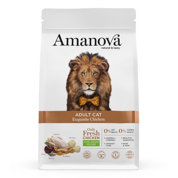 Obrázek Amanova Cat Adult Chicken & Quinoa LG 1,5 kg