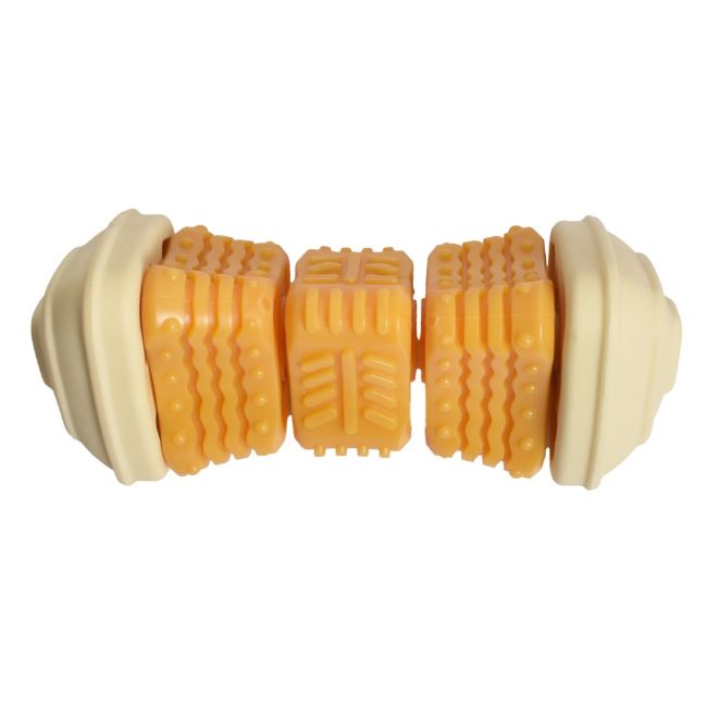 Hračka pro psy stimulace inteligence ONIGIRI žlutá