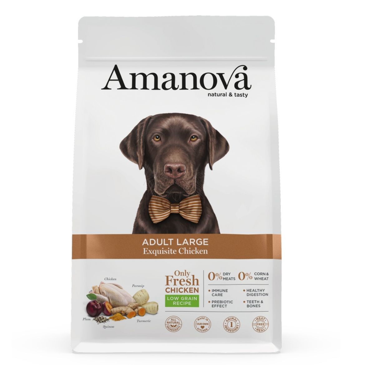 Obrázek z Amanova Dog Adult Large Chicken & Quinoa LG 12 kg 