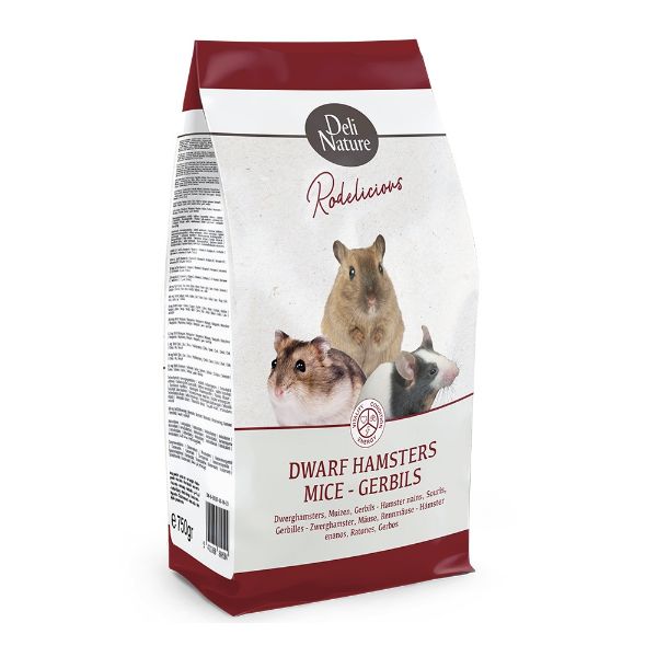 Obrázek Deli Nature Rodelicious myš, pískomil, zakrslý křeček 750 g