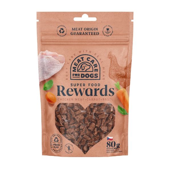 Obrázek Rewards Dog kuřecí s mrkví a bazalkou 80 g