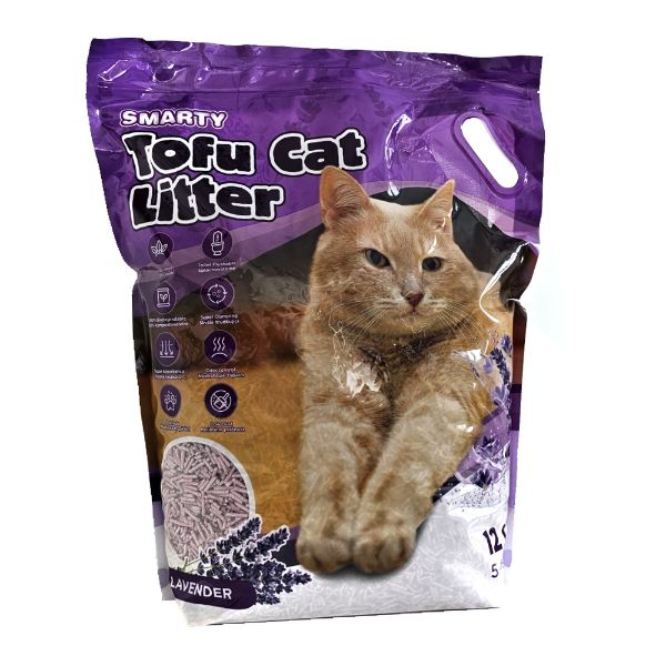 Obrázek Smarty Tofu Cat Litter Lavender podestýlka 12 l
