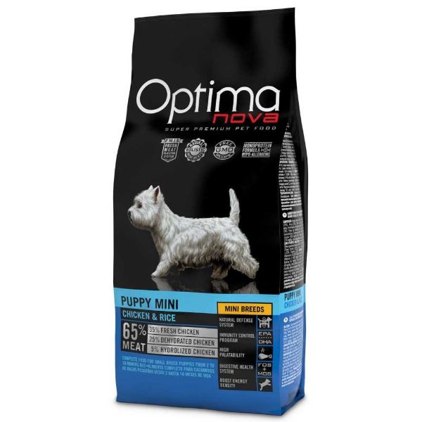 Obrázek OPTIMAnova Dog Puppy Mini Chicken & Rice 2 kg