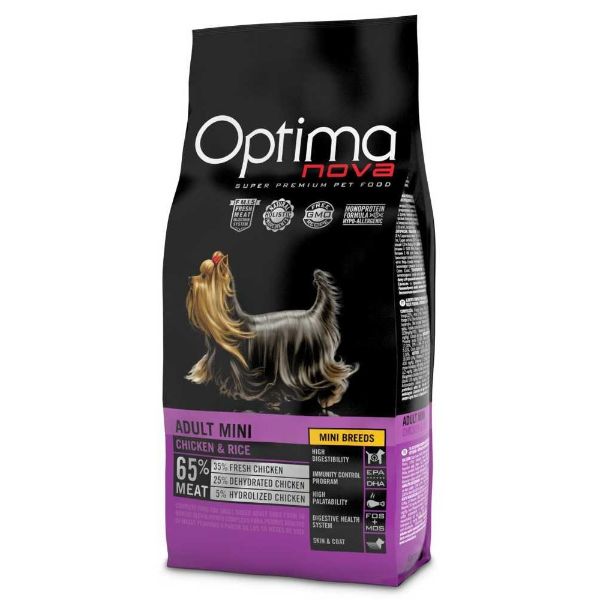 Obrázek OPTIMAnova Dog Adult Mini Chicken & Rice 2 kg