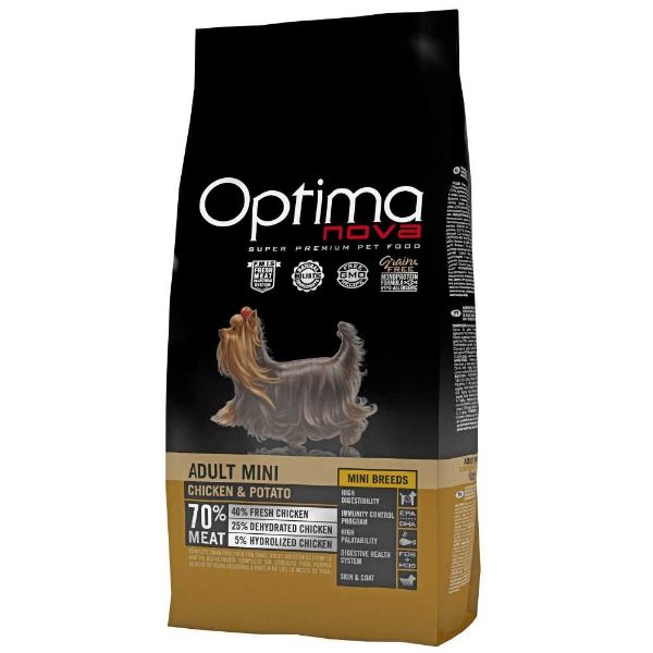 Obrázek OPTIMAnova Dog Adult Mini Chicken & Potato GF 2 kg