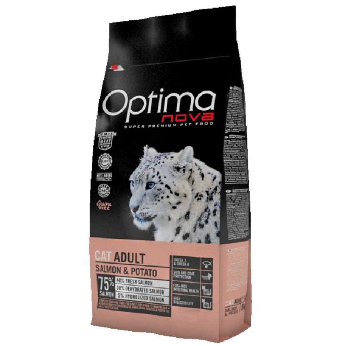 Obrázek z OPTIMAnova Cat Salmon & Potato GF 8 kg  