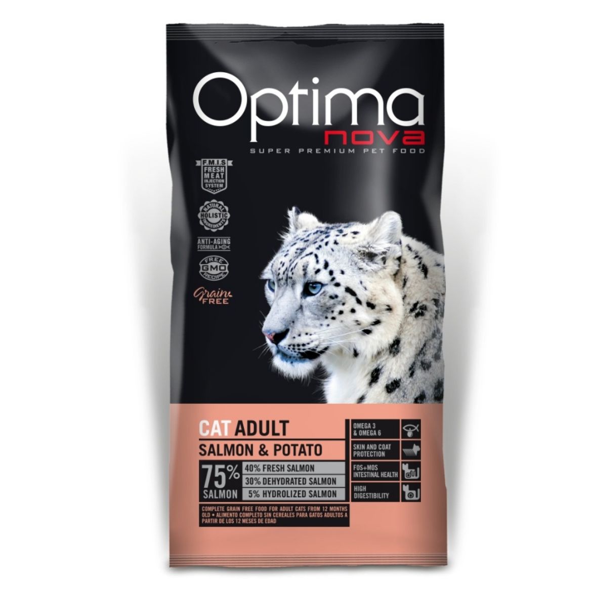 Obrázek z OPTIMAnova Cat Salmon & Potato GF 2 kg 