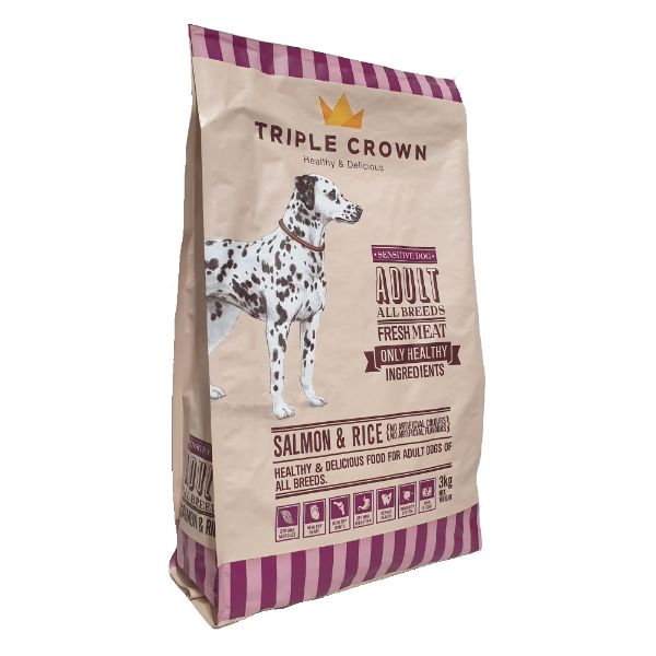 Obrázek Triple Crown Dog Sensitive Salmon & Rice 3 kg