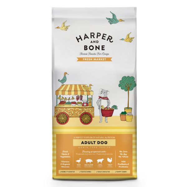 Obrázek Harper and Bone Dog Adult Large & Medium čerstvé z trhu 2 kg