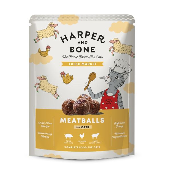 Obrázek Harper and Bone Cat čerstvé z trhu, kapsička 85 g