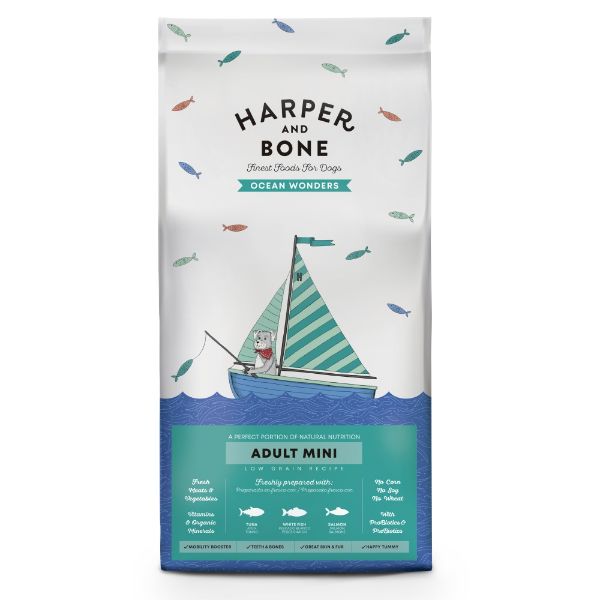 Obrázek Harper and Bone Dog Adult Mini divy oceánu 2 kg