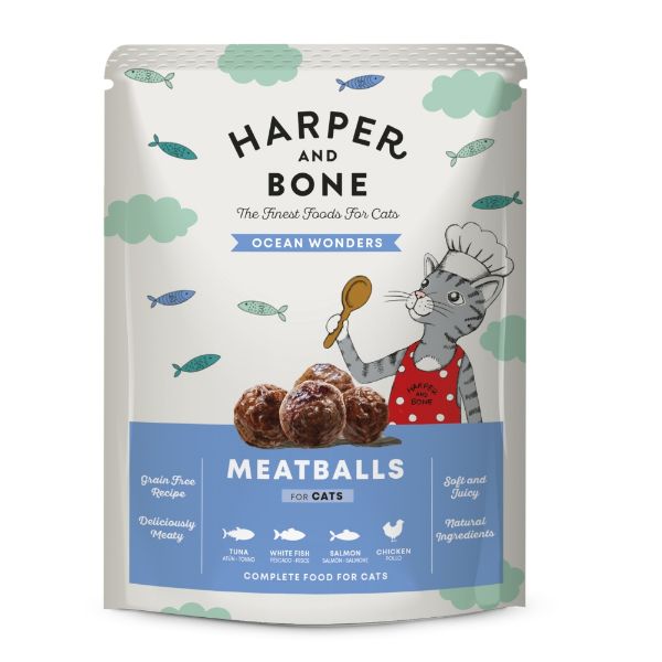 Obrázek Harper and Bone Cat divy oceánu, kapsička 85 g
