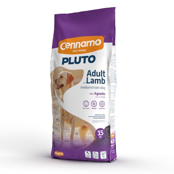 Obrázek PLUTO Dog Adult Lamb Medium/Maxi 15 kg