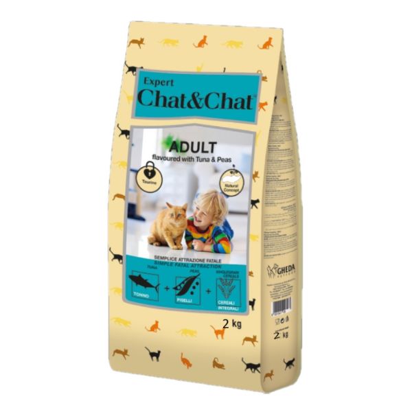 Obrázek Chat & Chat Expert Adult Tuna & Peas 2 kg