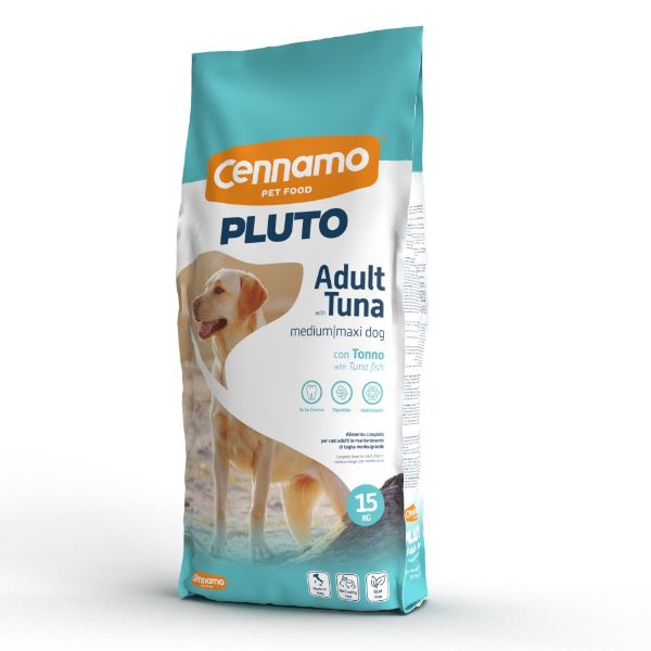 Obrázek PLUTO Dog Adult Tuna Medium/Maxi 15 kg