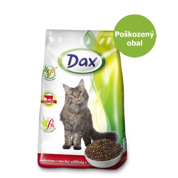 DAX granule cat, granule pro kočky, hovězí a zelenina