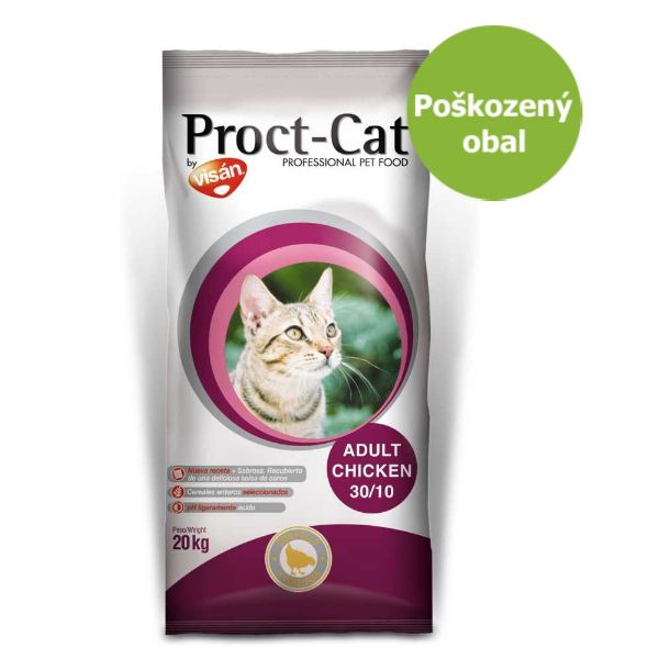 Obrázek Proct-Cat Adult Chicken 18-18,8 kg - Poškozený obal - SLEVA 15 %