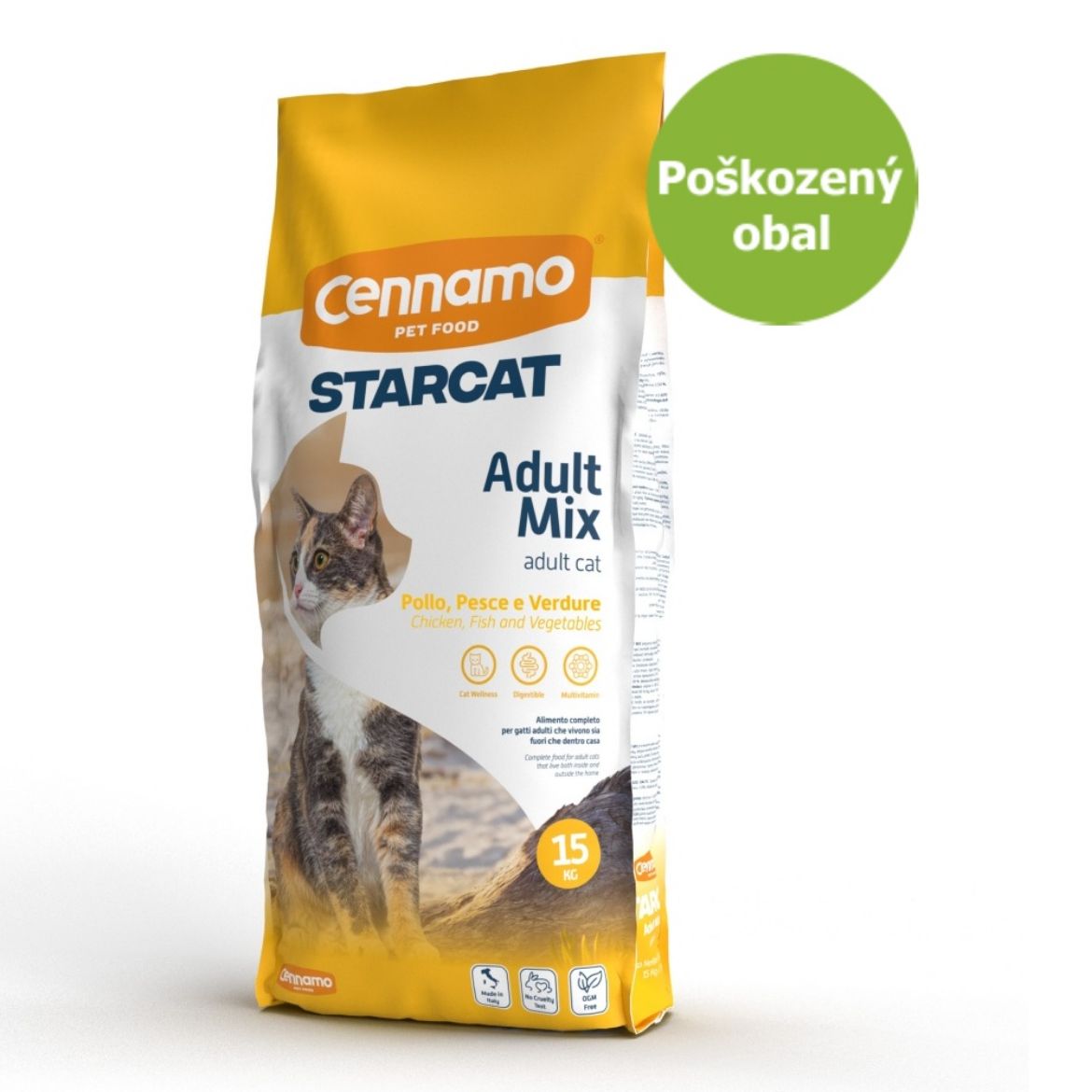 PLUTO Star Cat Adult Mix 15 kg kompletní krmivo pro kočky 
