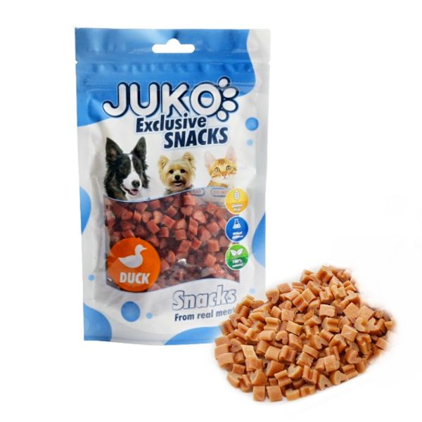 Obrázek Duck in Heart Shape JUKO Snacks 70 g