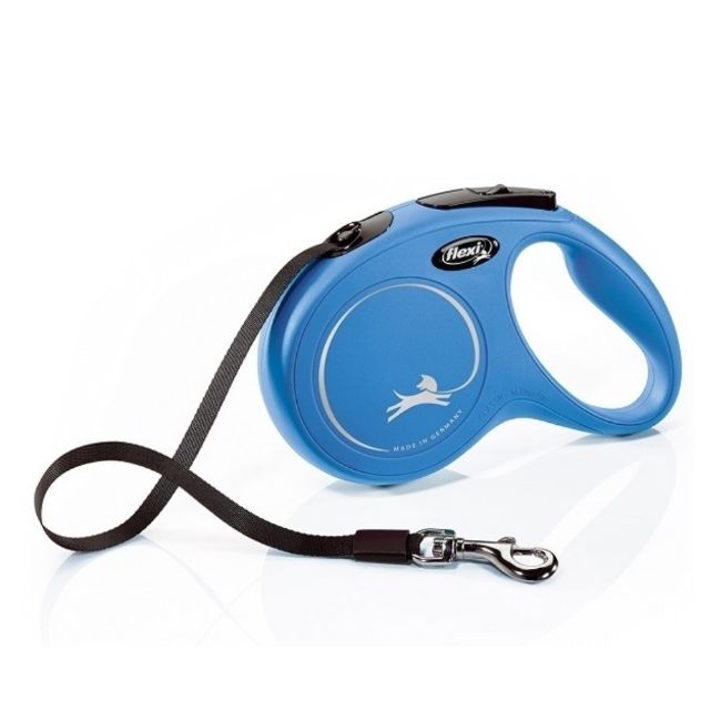 Flexi classic, páskové, velikost L, váha do 50 kg, modrá barva