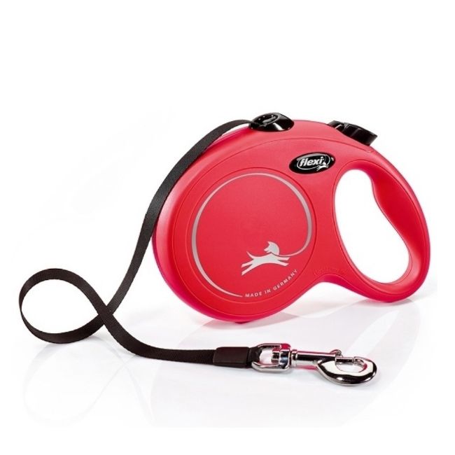 Flexi classic, páskoví, velikost L, váha do 50 kg, červená barva